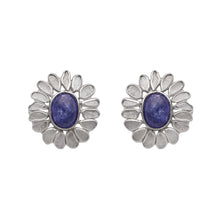 Load image into Gallery viewer, 2.50 CTW Diamond Polki Tanzanite Studs
