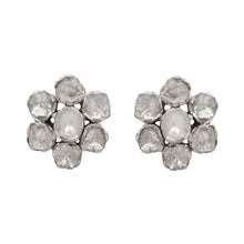 Load image into Gallery viewer, 0.70 CTW Diamond Polki Floral Stud Earring

