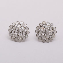 Load image into Gallery viewer, 2.20 CTW Diamond Polki Cluster Studs

