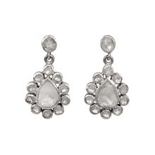 Load image into Gallery viewer, 2.90 CTW Diamond Polki Dangle Earrings
