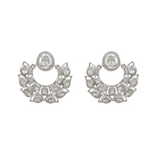 Load image into Gallery viewer, 1.80 CTW Diamond Polki Chandbali Earrings

