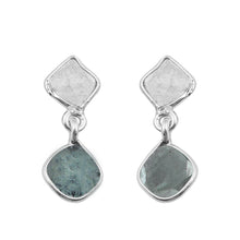 Load image into Gallery viewer, 1 CTW Blue Diamond Polki Studs Earrings
