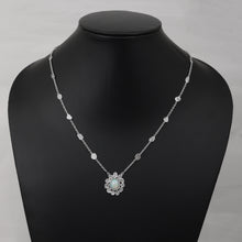 Load image into Gallery viewer, 2.10 CTW Diamond Polki Ethiopian Opal Necklace
