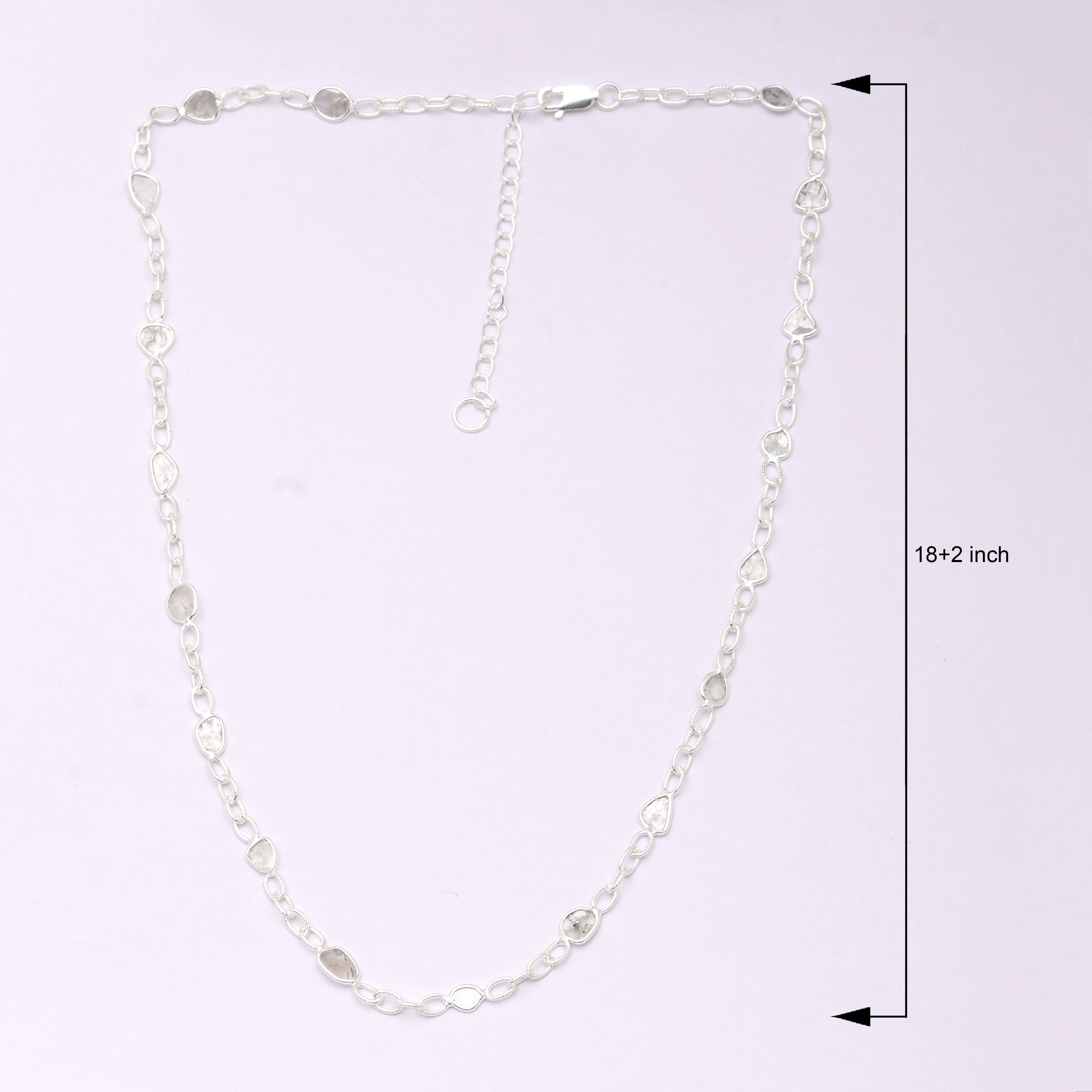 2 CTW Diamond Polki Necklace