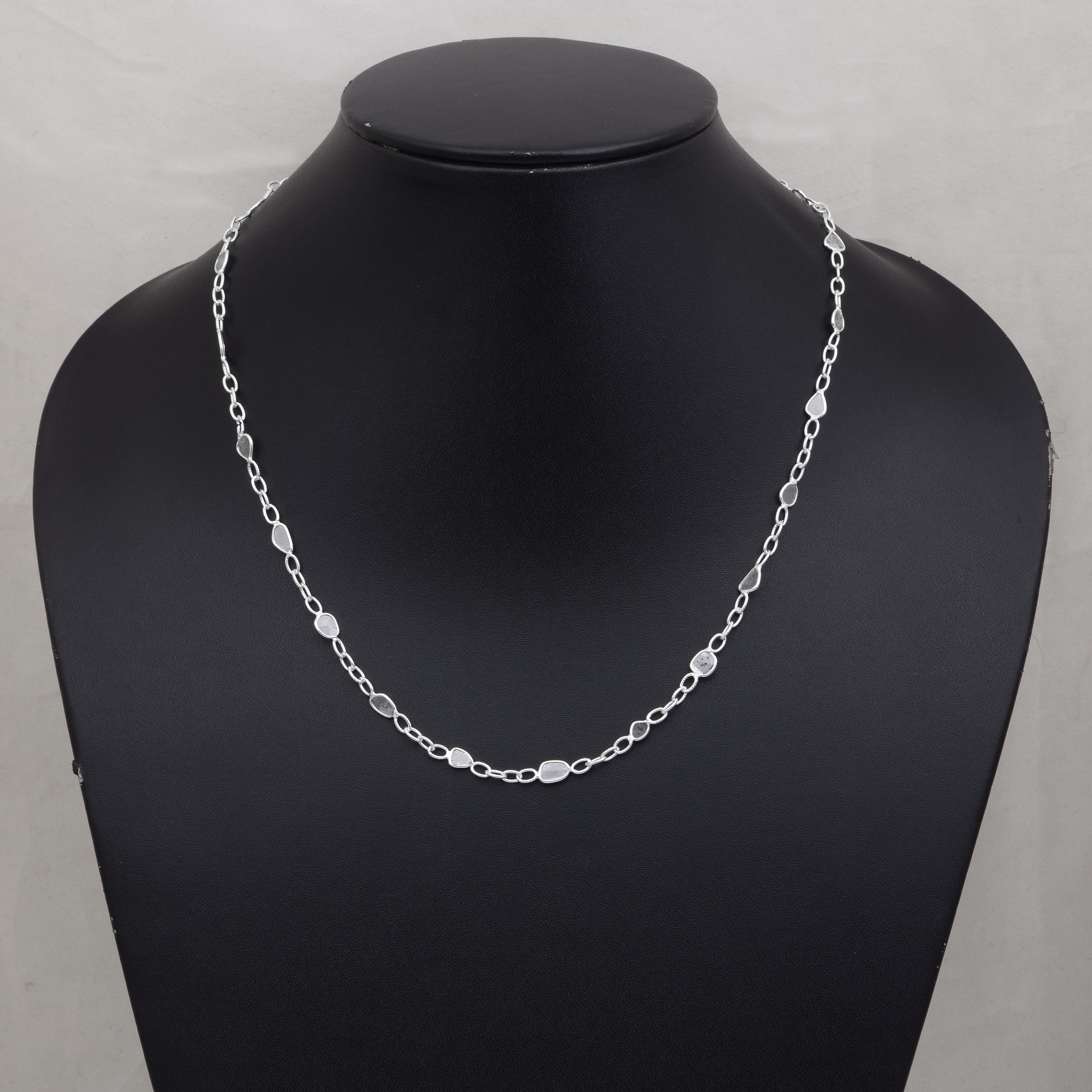 2 CTW Diamond Polki Necklace
