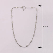 Load image into Gallery viewer, 2.00 CTW Natural Diamond slice Polki Necklace 925 Sterling Silver Bezel Diamond Necklace, Uncut Diamond Chain Platinum Plated Necklace
