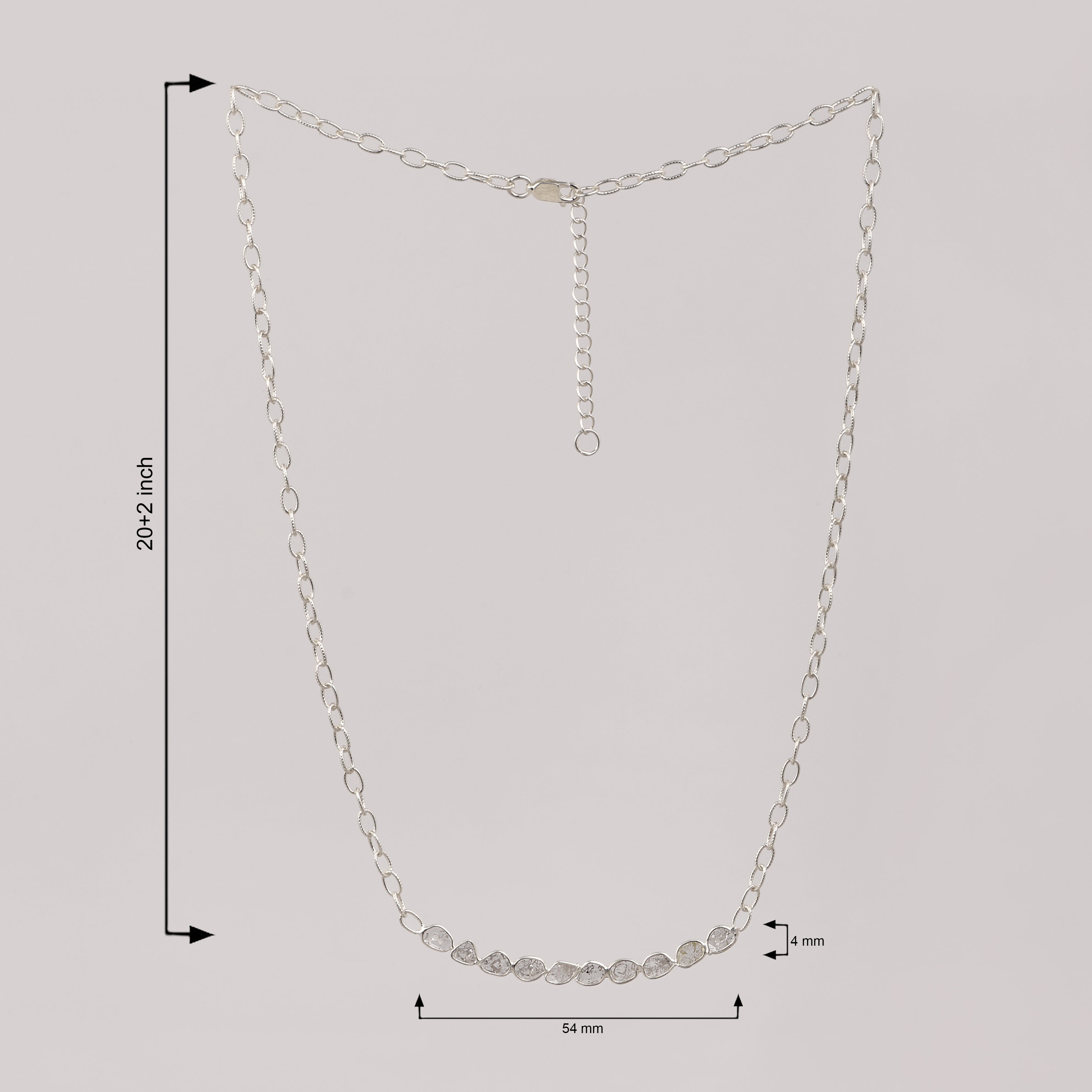 2 CTW Diamond Polki Necklace