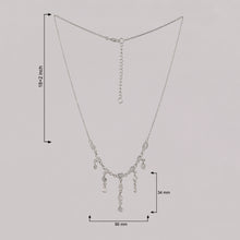Load image into Gallery viewer, 2 CTW Diamond Polki Boho Fringe Necklace
