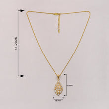 Load image into Gallery viewer, 2.50 CTW Diamond Polki Geometric Pendant Necklace
