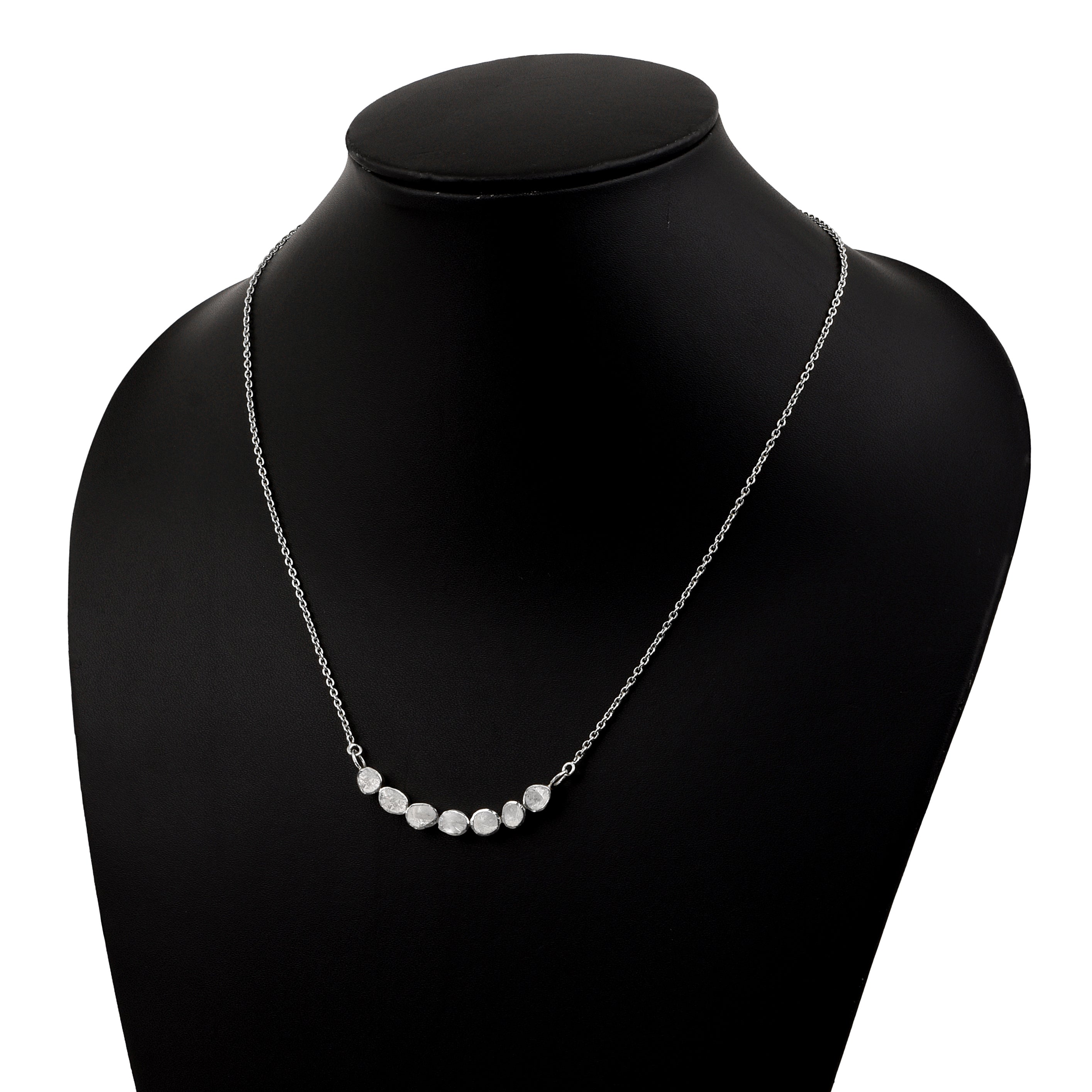 2.50 CTW Diamond Polki Necklace
