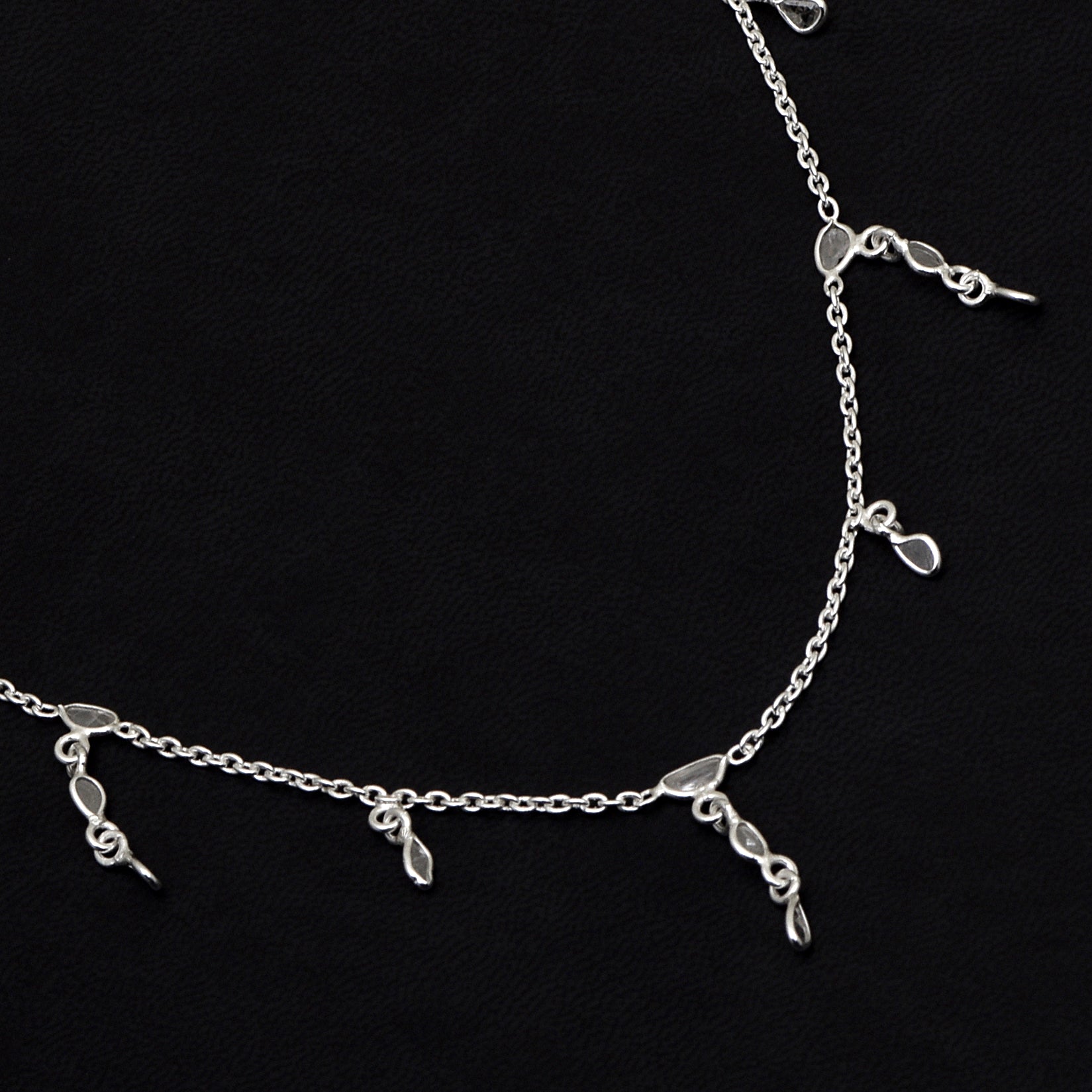 1.50 CTW Diamond Polki Fringe Necklace