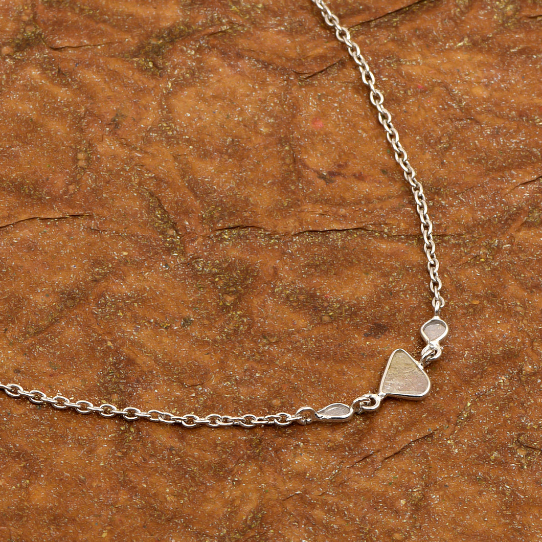2 CTW Diamond Polki Chain Necklace