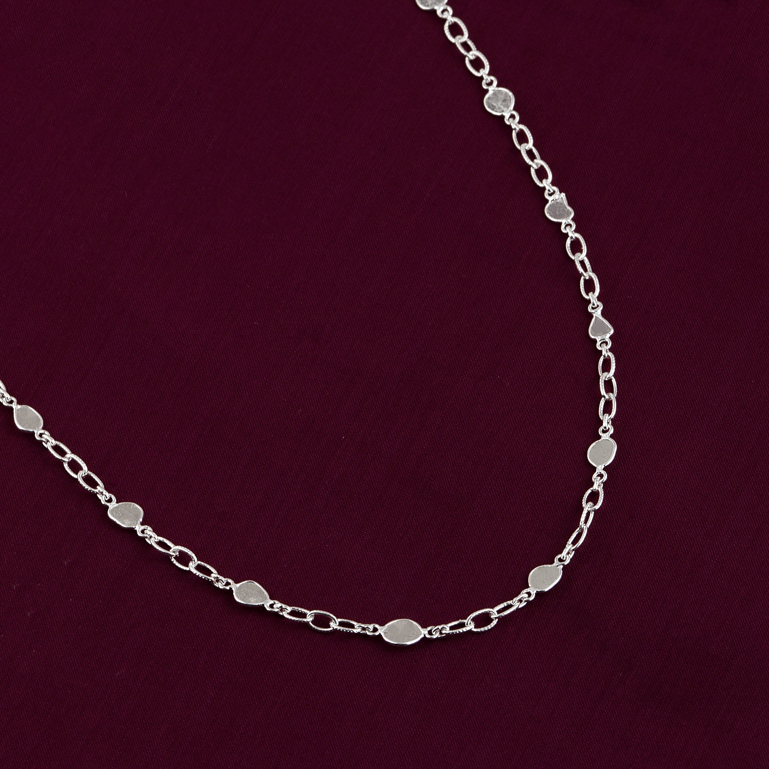 2 CTW Diamond Polki Chain Necklace