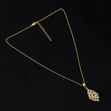 Load image into Gallery viewer, 2.50 CTW Diamond Polki Geometric Pendant Necklace
