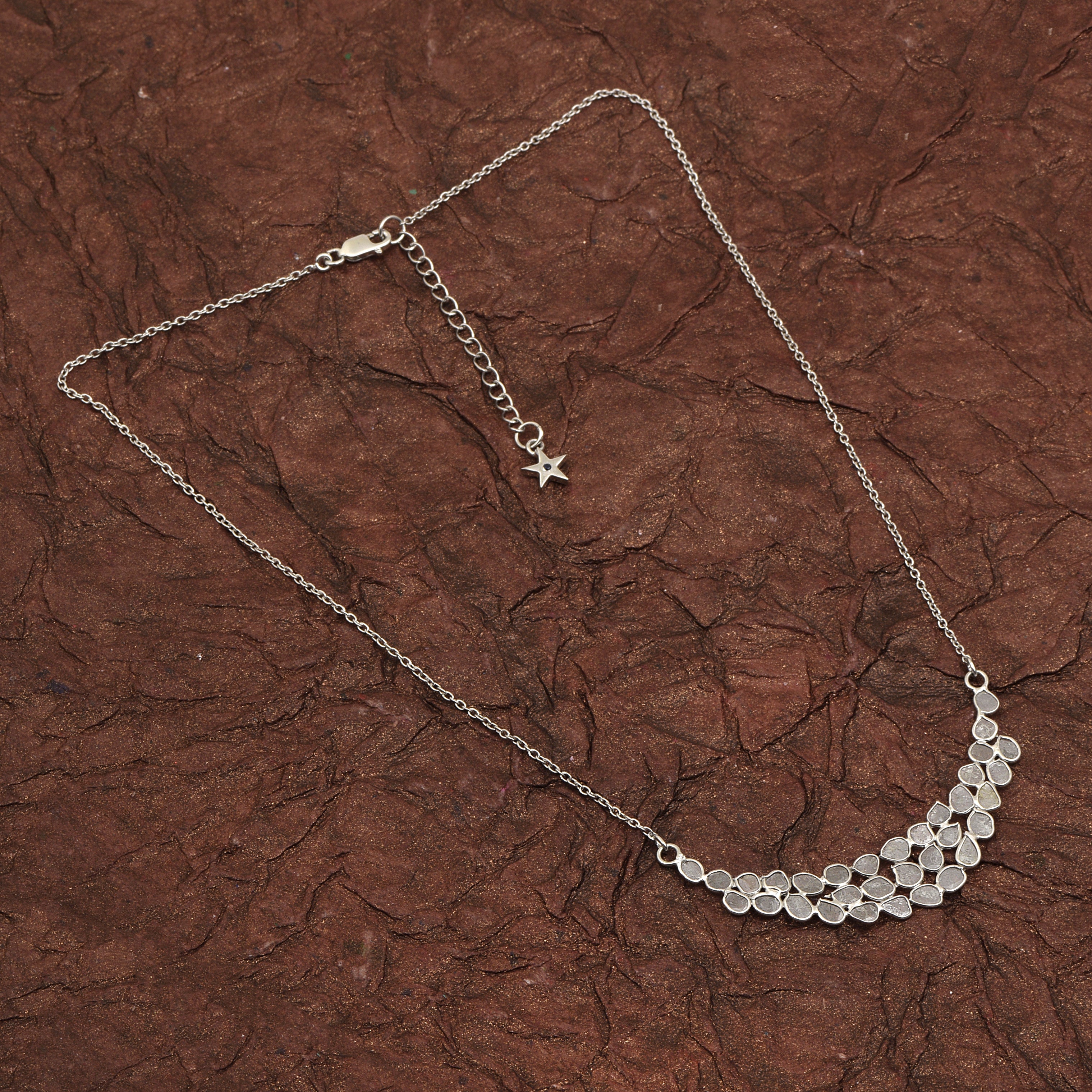 2.50 CTW Diamond Polki Necklace
