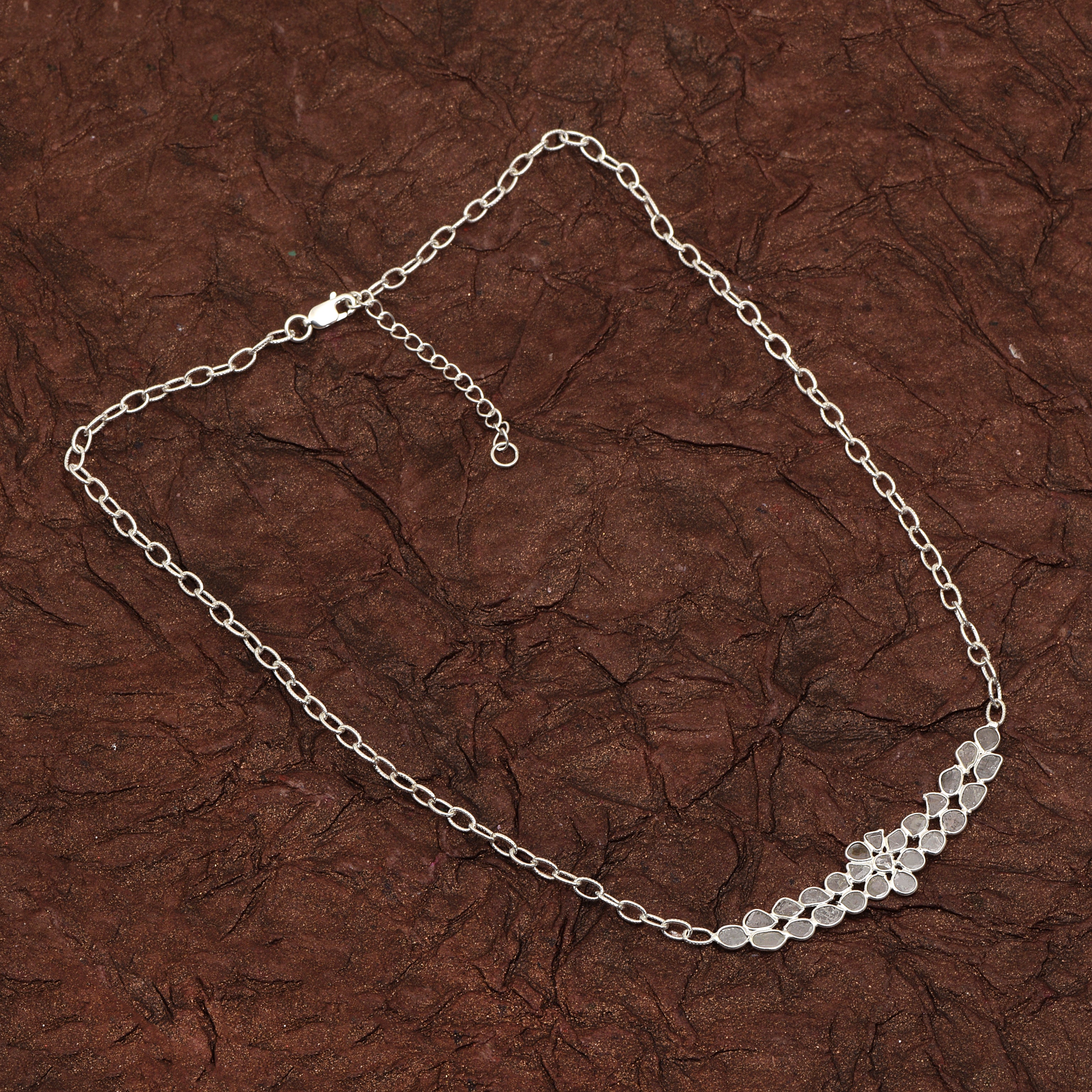 2.50 CTW Diamond Polki Classic Necklace