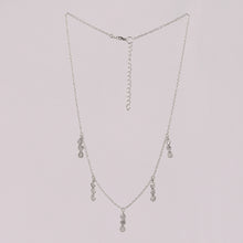 Load image into Gallery viewer, 4.00 CTW Natural Diamond Polki Boho Fringe Necklace 925 Sterling Silver Platinum Plated Everyday Slice Diamond Jewelry
