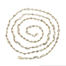Load image into Gallery viewer, 24 CTW Diamond Polki Long Chain Necklace
