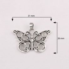 Load image into Gallery viewer, 0.65 CTW Diamond Polki Butterfly Pendant
