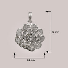 Load image into Gallery viewer, 1.50 CTW Diamond Polki Vintage Rose Pendant
