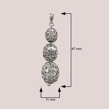 Load image into Gallery viewer, 2.50 CTW Diamond Polki Beaded Ball Pendant
