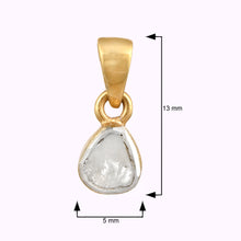 Load image into Gallery viewer, 0.35 CTW Diamond Polki Solitaire Pendant
