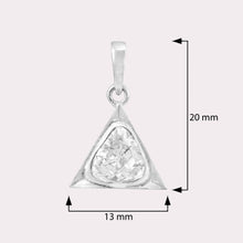 Load image into Gallery viewer, 0.50 CTW Diamond Polki Triangular Pendant
