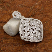 Load image into Gallery viewer, 4 CTW Diamond Polki Geometric Pendant
