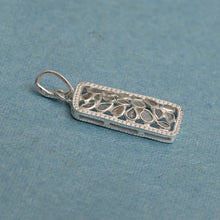 Load image into Gallery viewer, 1 CTW Diamond Polki Rectangular Pendant

