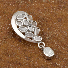 Load image into Gallery viewer, 0.50 CTW Diamond Polki Half Heart Pendant

