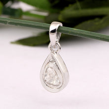 Load image into Gallery viewer, 0.35 CTW Diamond Polki Solitaire Pendant
