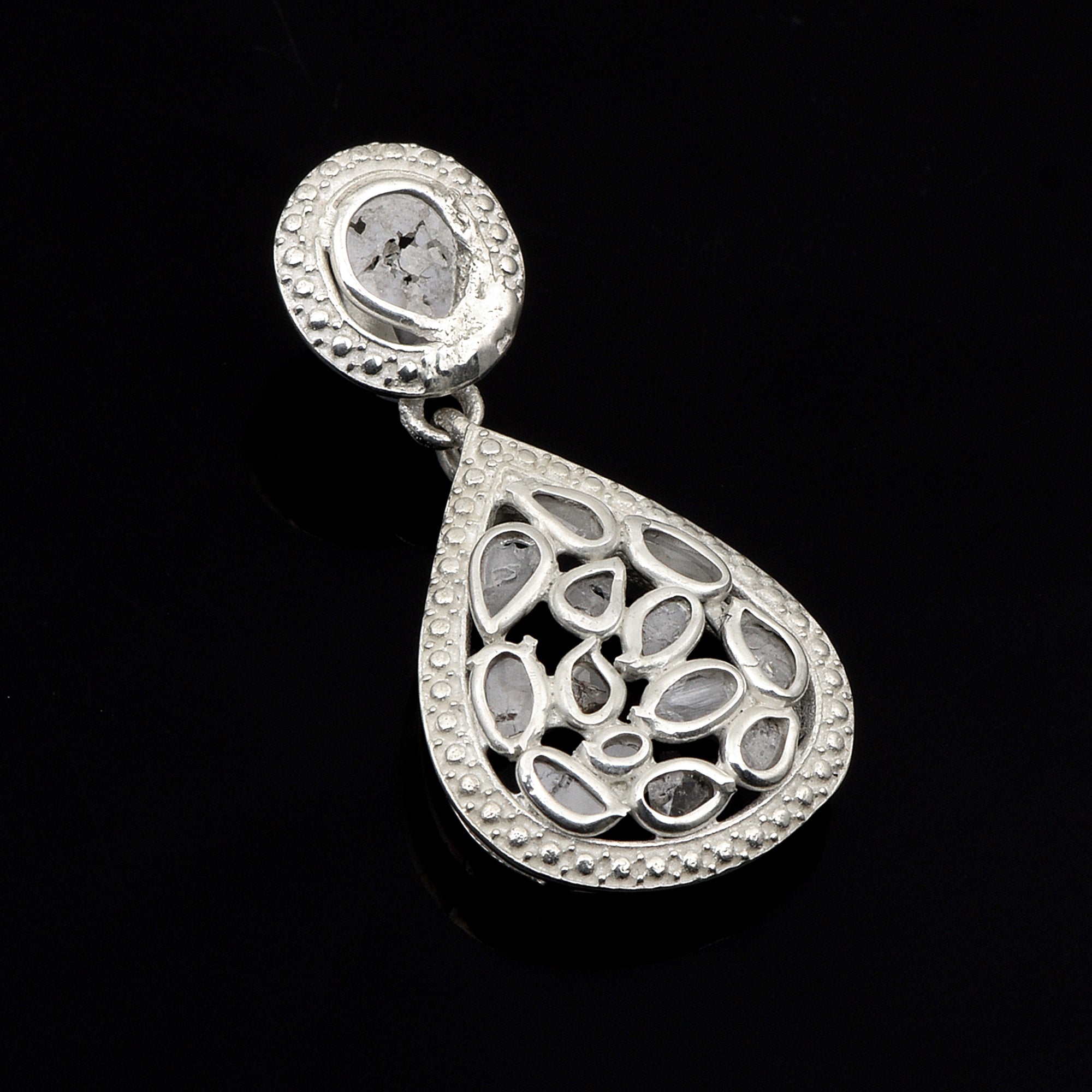 1 CTW Diamond Polki Small Pendant