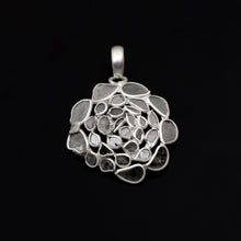 Load image into Gallery viewer, 1.50 CTW Diamond Polki Vintage Rose Pendant
