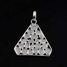 Load image into Gallery viewer, 2.50 CTW Diamond Polki Trillion Pendant
