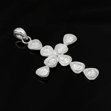Load image into Gallery viewer, 1.25 CTW Diamond Polki Cross Pendant
