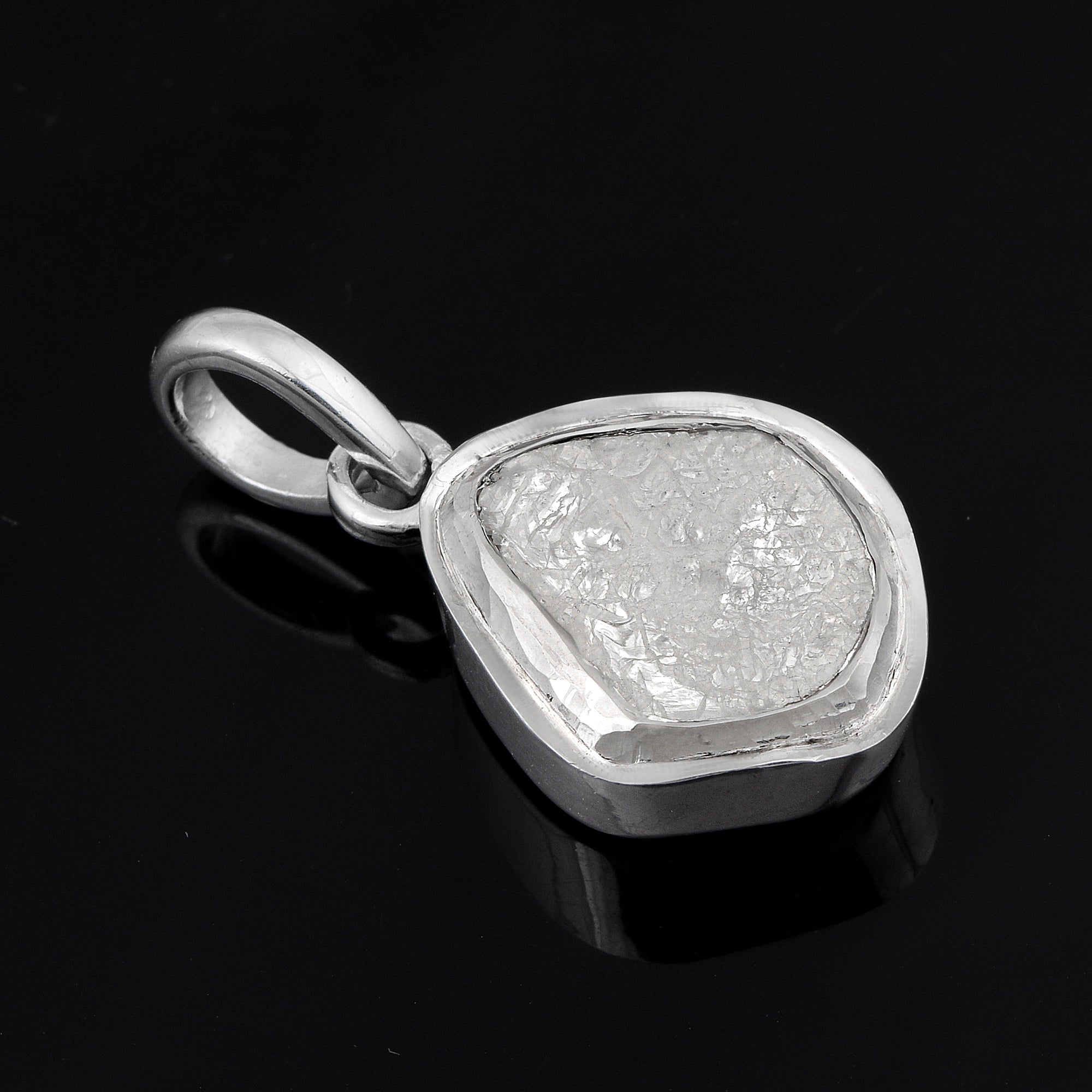 2.50 CTW Diamond Polki Solitaire Pendant