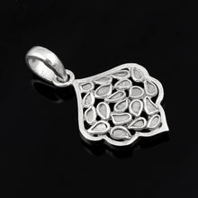 Load image into Gallery viewer, 0.50 CTW Diamond Polki Leaf Pendant
