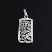Load image into Gallery viewer, 1 CTW Diamond Polki Rectangular Pendant
