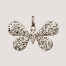 Load image into Gallery viewer, 2 CTW Diamond Polki Butterfly Pendant

