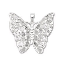 Load image into Gallery viewer, 1.50 CTW Diamond Polki Butterfly Pendant

