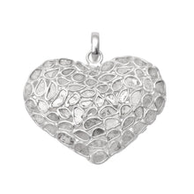 Load image into Gallery viewer, 2 CTW Diamond Polki Heart Pendant
