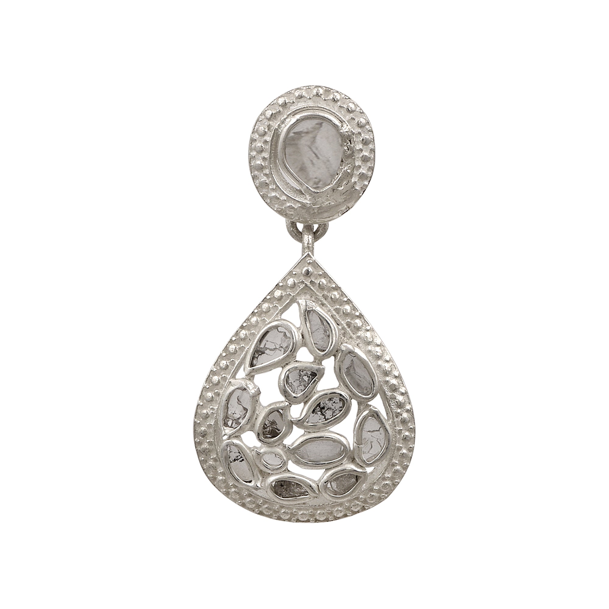1 CTW Diamond Polki Small Pendant