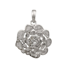 Load image into Gallery viewer, 1.50 CTW Diamond Polki Vintage Rose Pendant
