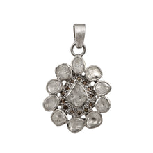 Load image into Gallery viewer, 2 CTW Diamond Polki Floral Pendant
