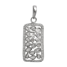 Load image into Gallery viewer, 1 CTW Diamond Polki Rectangular Pendant
