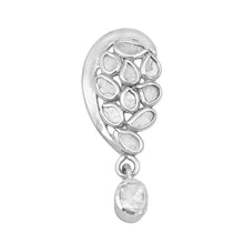 Load image into Gallery viewer, 0.50 CTW Diamond Polki Half Heart Pendant
