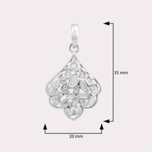 Load image into Gallery viewer, 1.50 CTW Diamond Polki Leaf Inspired Pendant Set
