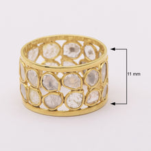 Load image into Gallery viewer, 2 CTW Diamond Polki Band Ring
