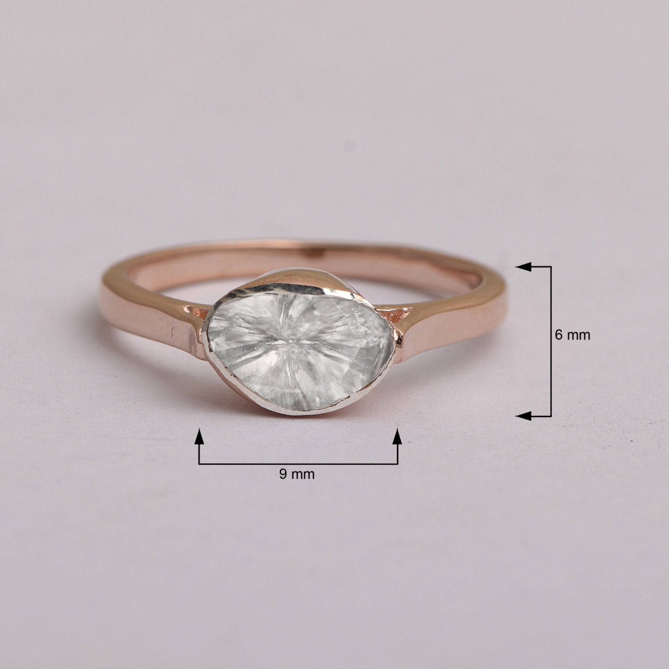 0.50 CTW Diamond Polki Ring