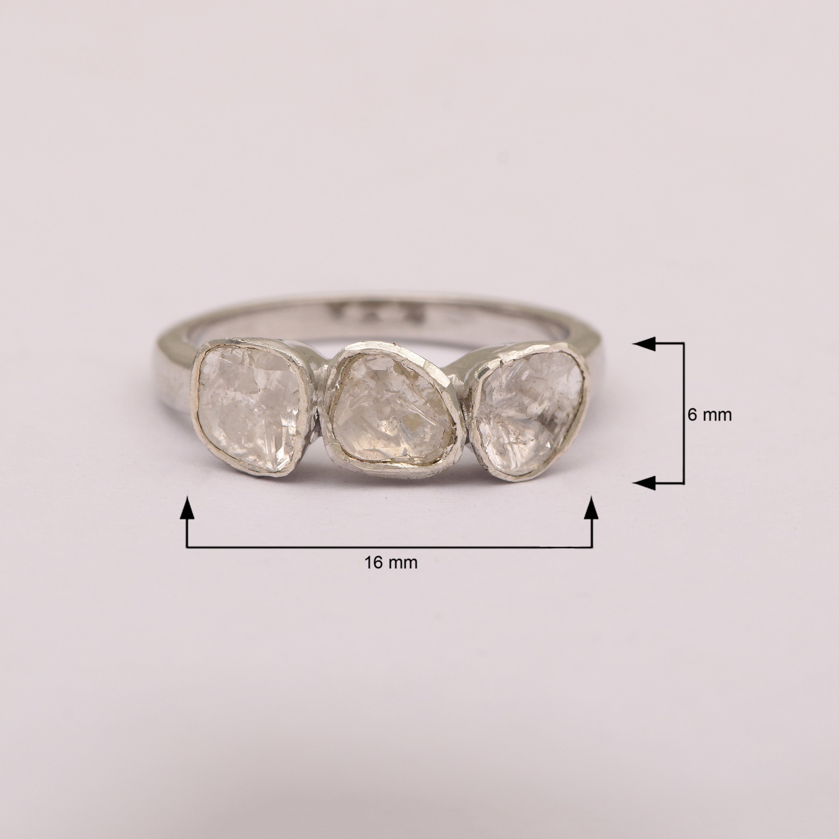 0.75 CTW Diamond Polki Ring